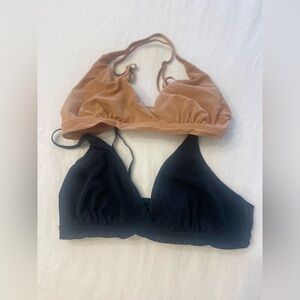 Abercrombie & Fitch Tan and Black Bras
